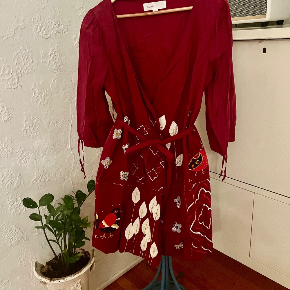 Floral Wrap Dress